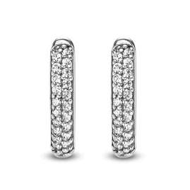 Ti Sento 7557ZI Ladies' Earrings Silver with Cubic Zirconia