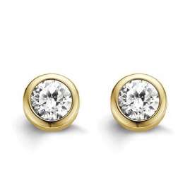 Ti Sento 7597ZY Ladies' Stud Earrings Gold-Plated Silver