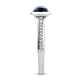 Ti Sento 12176DB Damenring Silber mit Blauem Stein