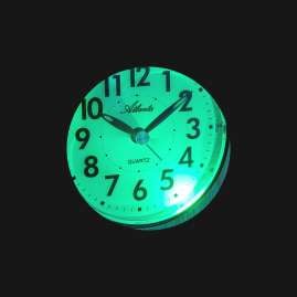 Atlanta 2173/30 Quartz Alarm Clock Black/Beech