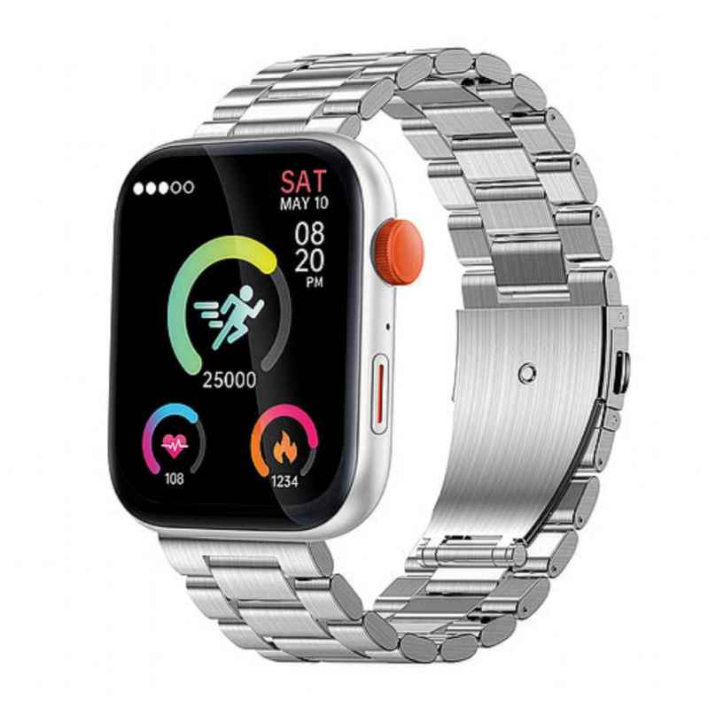 Atlanta 9739/19 Unisex-Aktivitätstracker mit 2 Bändern Silberfarben 4026934973919