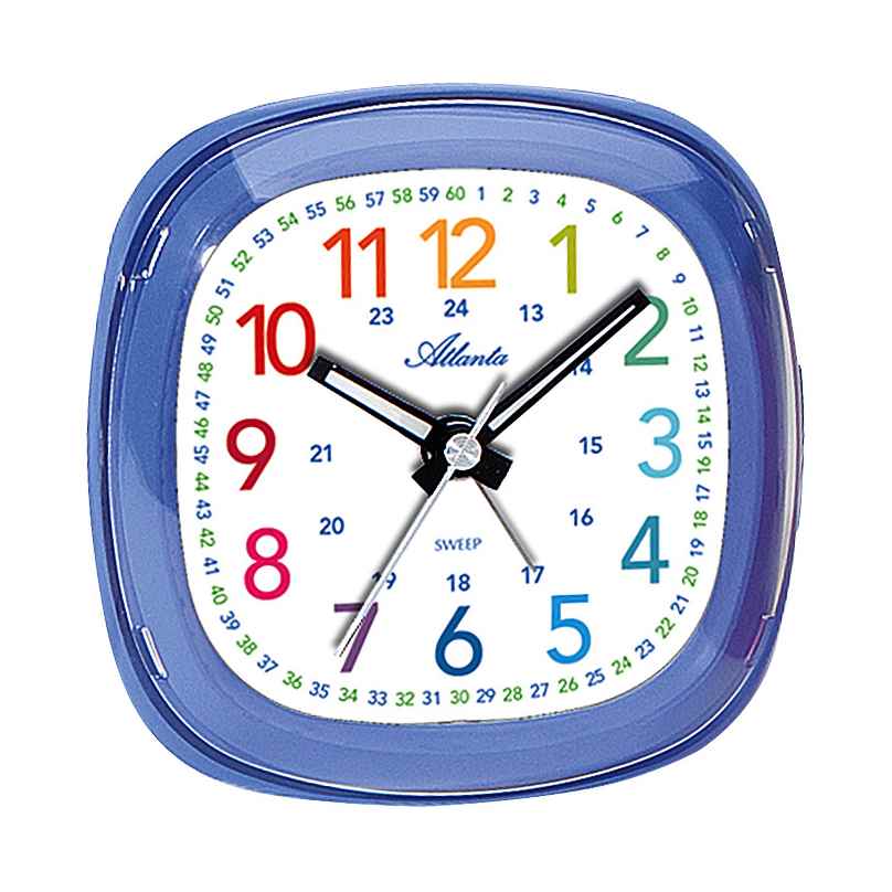 Atlanta 1736/5 Kids Alarm Clock Blue 4026934173654