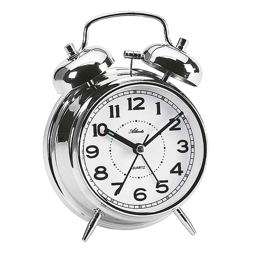 Atlanta 1646/19 Alarm Clock with Double Bell 4026934164614