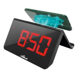 Atlanta 2605 Multifunction Table Clock with Wireless Charging