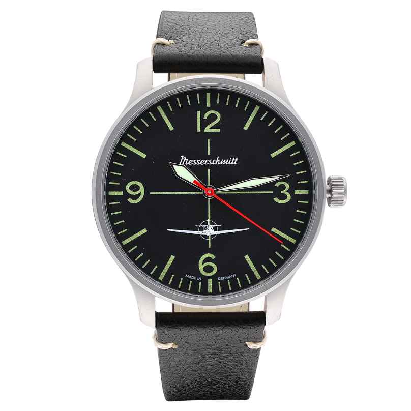 Messerschmitt ME-6332-108 Men's Pilot's Watch DayDate Black 4262436840780