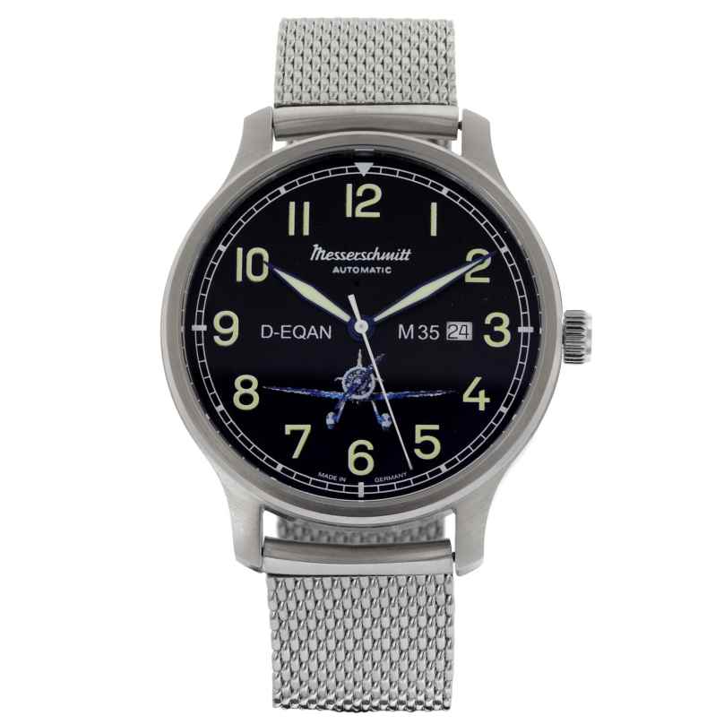 Messerschmitt M-35A-SCM Herrenuhr M35 Automatik mit Meshband 4262436845945