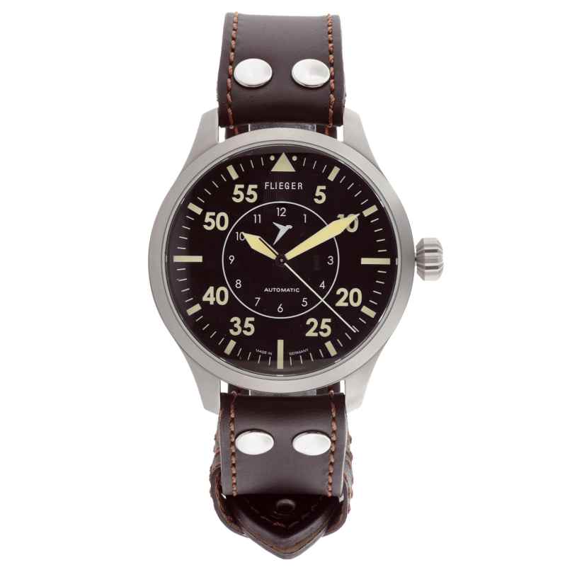 Messerschmitt FL-3H228RB Men's Watch Automatic with Leather Strap Limited Edition 4260186264726