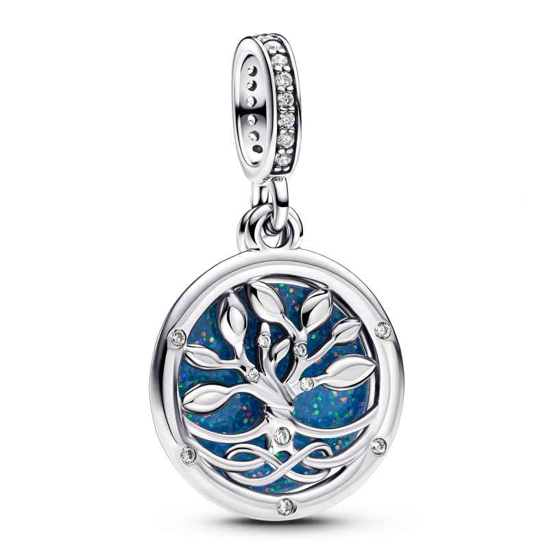 Pandora 793599C01 Dangle Charm 925 Silver Glow-in-the-Dark Infinity Tree 5700303148359