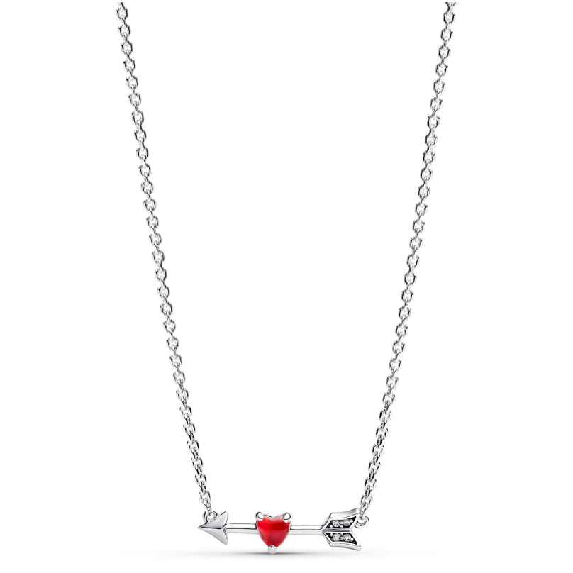 Pandora 393669C01-50 Damen-Kette Silber Pfeil und Muranoglasherz 5700303165806