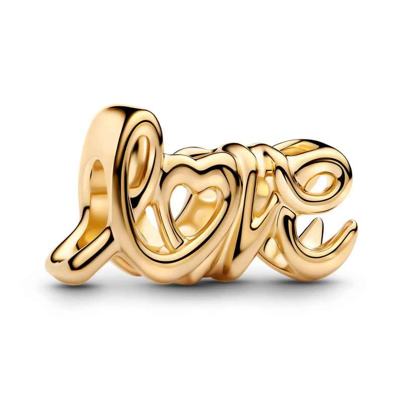 Pandora 763055C00 Charm Handgeschriebene Liebe Goldfarben 5700303165592