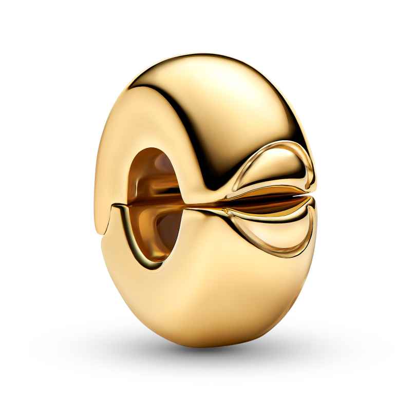 Pandora 763678C00 Clip Charm Round Gold Tone 5700303165776
