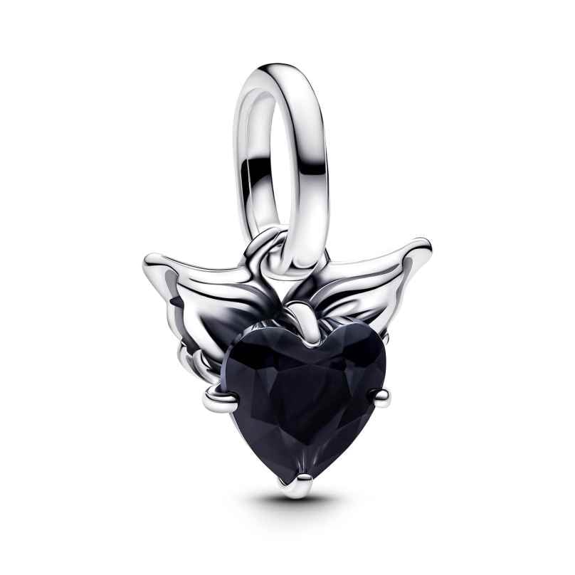 Pandora 793626C01 Mini Charm-Anhänger Silber Geflügeltes Herz 5700303165707
