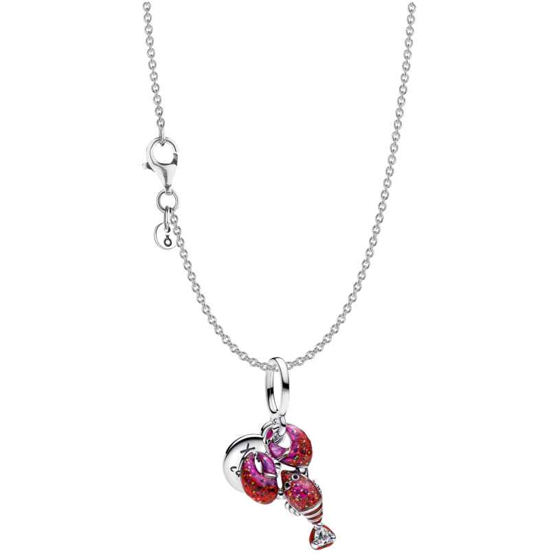 Pandora 28127 Damen-Halskette Liebes-Hummer Set Silber 4262511281279