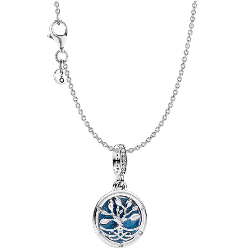 Pandora 28187 Women's Necklace Silver Glow-in-the-Dark Infinity Tree 4262511281873