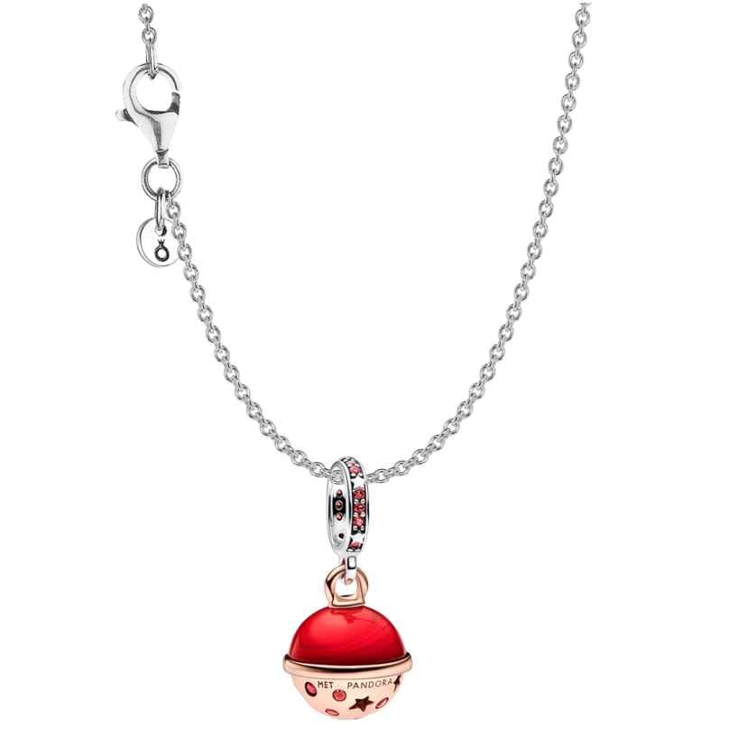 Pandora 28208 Damen-Halskette Planet Mars Schmuck-Set 4262511282085