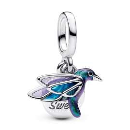 Pandora 28189 Damen-Kette Silber Kolibri Schmuck-Set