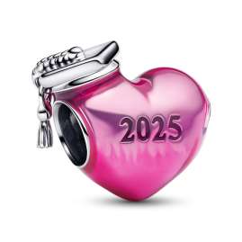 Pandora 28506 Damenarmband Starter-Set Pinkfarbener 2025 Abschluss Herz-Charm