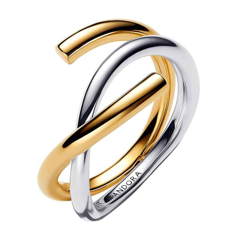Pandora 163889C00 Damen-Ring Zweifarbig