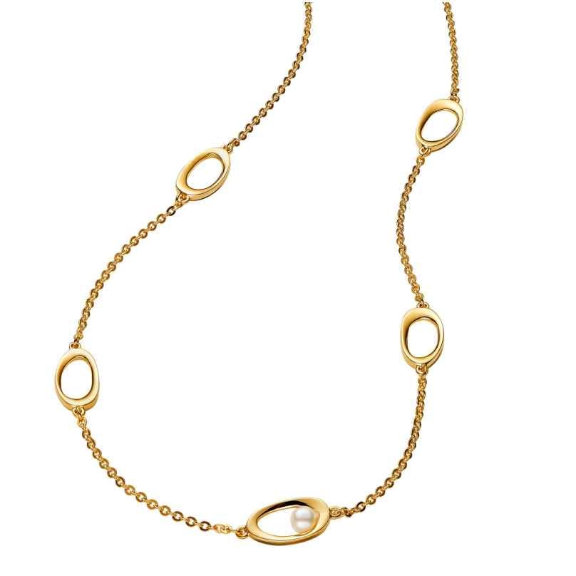 Pandora 363883C01-45 Damen-Kette mit Perle Goldfarben 5700303193533