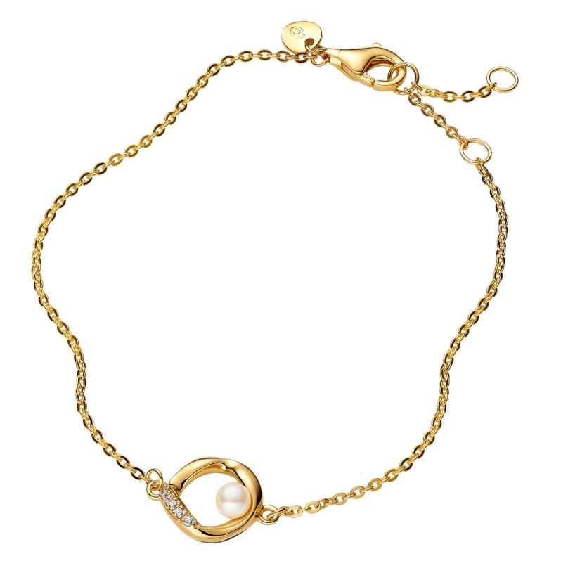 Pandora 563830C01 Damen-Armband mit Perle Goldfarben