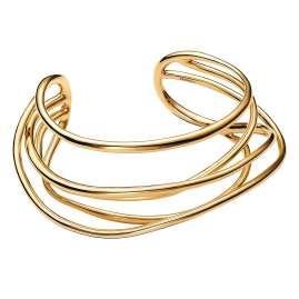 Pandora 563867C00-2 Women's Bangle Wired Gold Toned Limited Edition