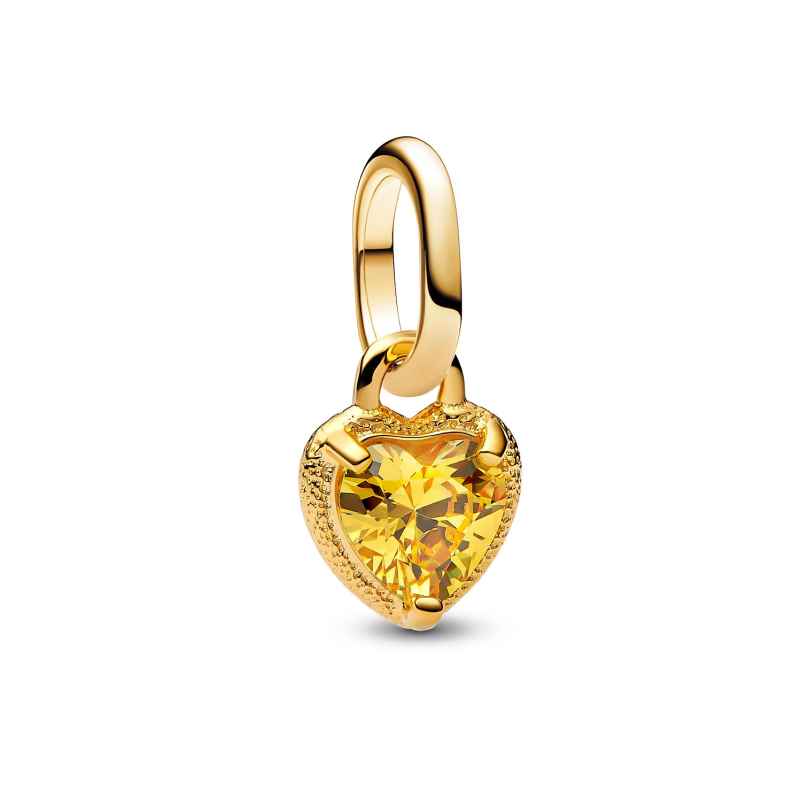 Pandora 763862C01 Mini Charm-Anhänger Herz Goldfarben 5700303193052