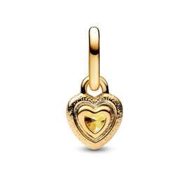 Pandora 763862C01 Mini Charm-Anhänger Herz Goldfarben