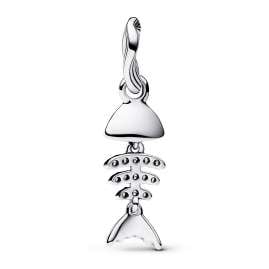 Pandora 793894C01 Silver Dangle Charm Turquoise Fishbone