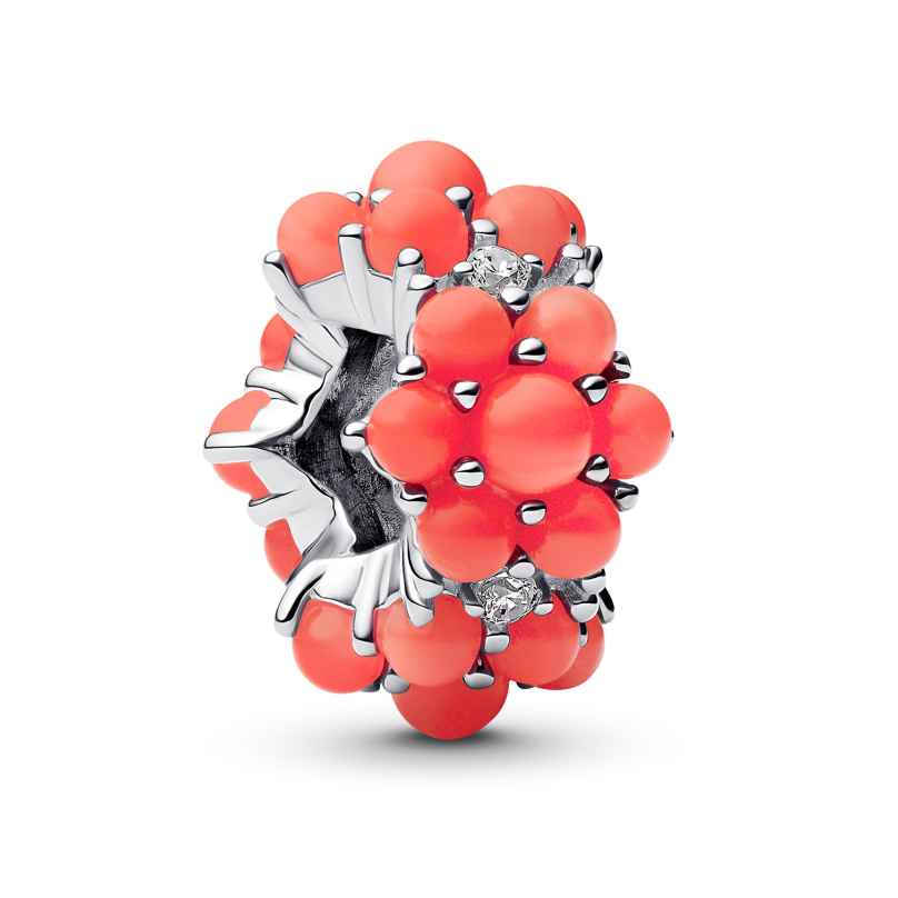 Pandora 793897C01 Silber Charm Korallfarbener Ozean 5700303193205