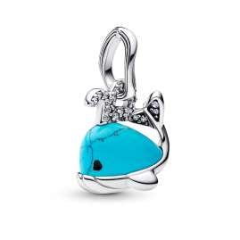 Pandora 28907 Damen-Halskette Silber Geschenkset Wal