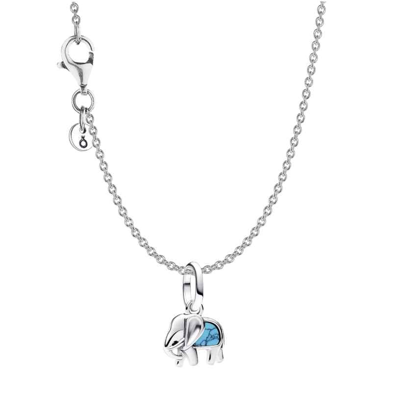 Pandora 28914 Women's Necklace Silver Gift Set Turquoise Elephant 4262511289145