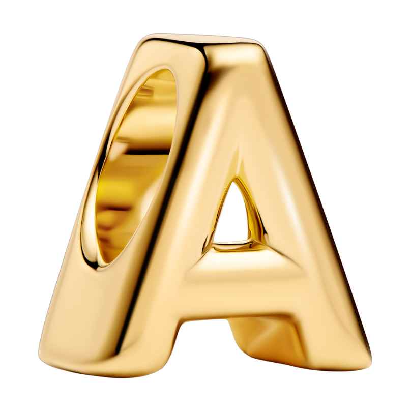Pandora 763947C00 Mini-Charm Buchstabe A Goldfarben 5700303203614