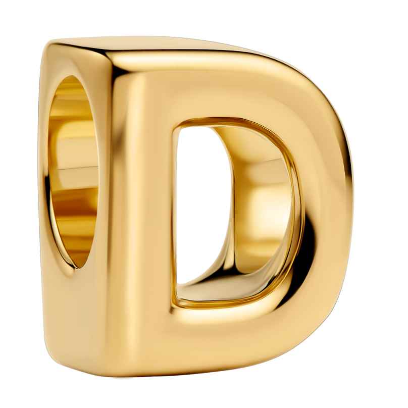 Pandora 763950C00 Mini Charm Letter D Gold Tone 5700303203645
