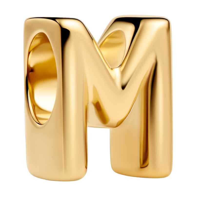 Pandora 763959C00 Mini-Charm Buchstabe M Goldfarben 5700303203737