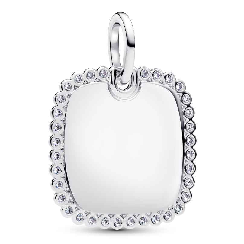 Pandora 394009C01 Anhänger Silber Eckige Gravurplatte 5700303219226