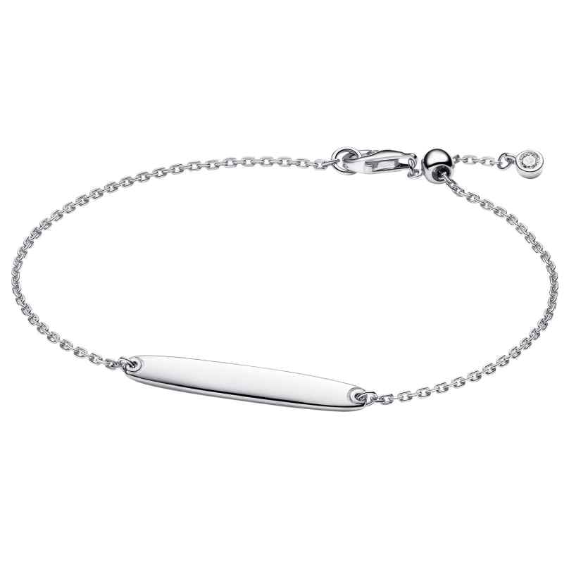 Pandora 594010C01 Women's Engravable Bar Bracelet Silver