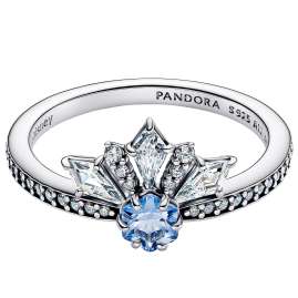 Pandora 194134C01 Damenring Disney Frozen Königin Elsa Tiara Silber