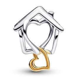 Pandora 764145C00 Charm Home & Heart Two Tone