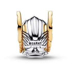 Pandora 764215C00 Charm Marvel Thor Helm Zweifarbig