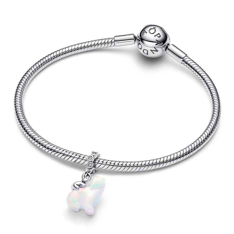Pandora Silber Charm-Anhänger Polarbär Mutter & Junges