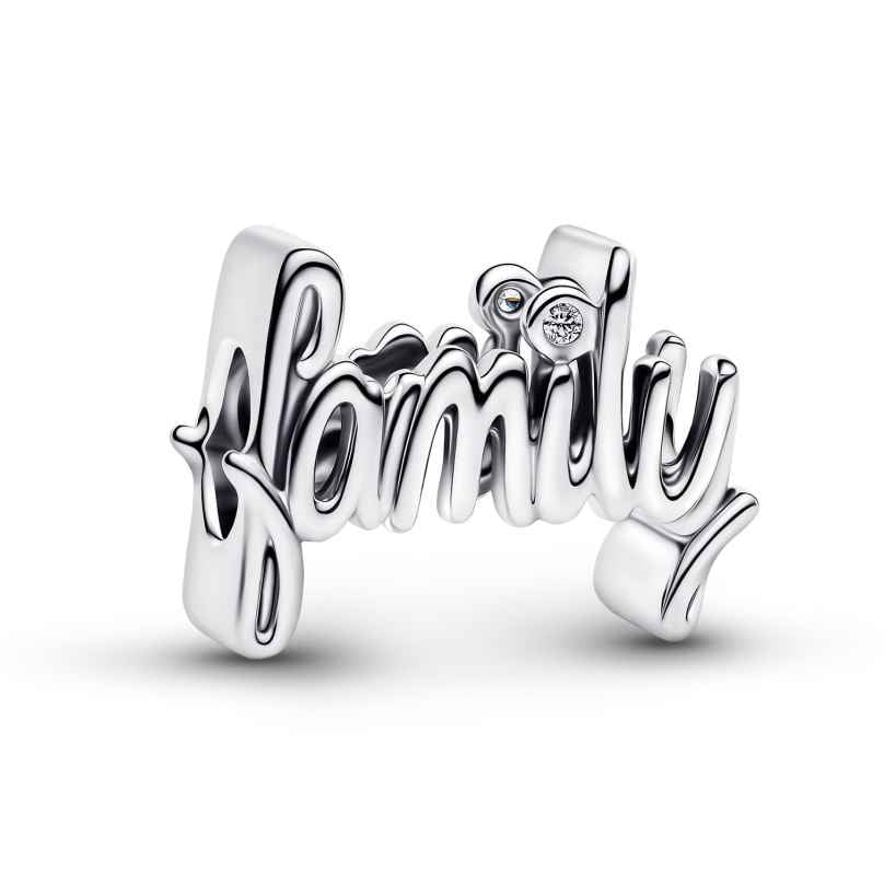 Pandora 794250C01 Silber Charm Handgeschriebene Familie 5700303230757