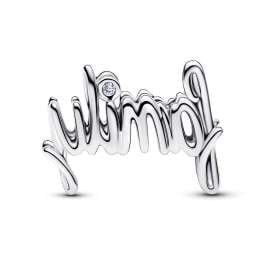 Pandora 794250C01 Silver Charm Handwritten Family