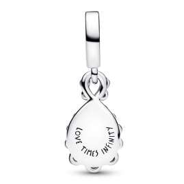 Pandora 794251C01 Silber Charm-Anhänger Opaleszierende Unendlichkeit