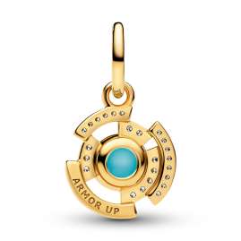 Pandora 764216C01 Anhänger Marvel Iron Man Arc-Reaktor Goldfarben