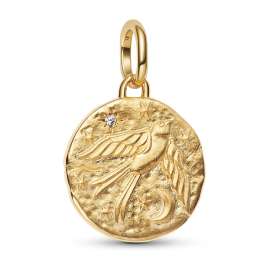 Pandora 21206 Damen-Schmuckset Kette mit Anhänger Schwalbe Goldfarben