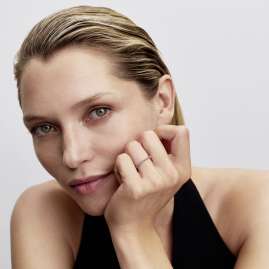 Pandora 192999C02 Women's Ring Silver Sparkling Band Pink