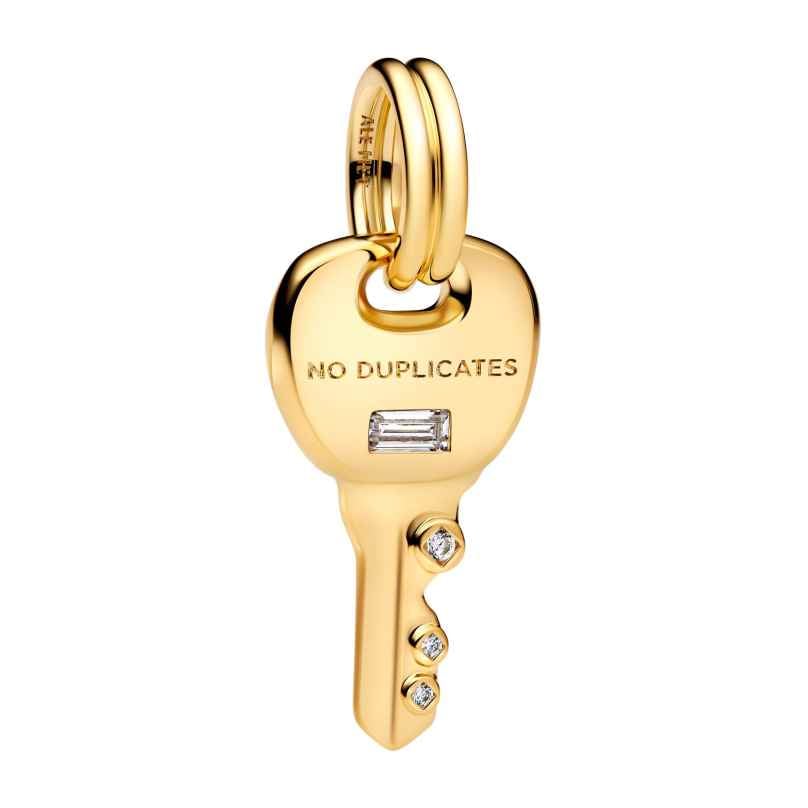 Pandora 764347C01 Charm-Anhänger Schlüssel Goldfarben 5700303248981