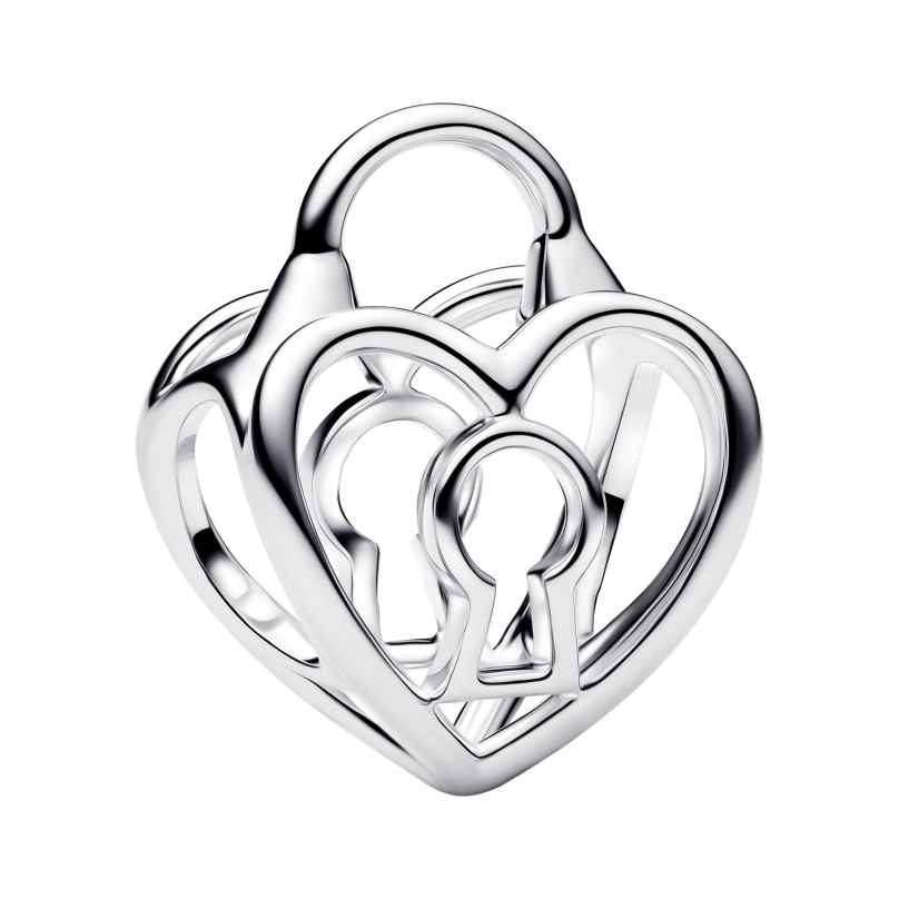 Pandora 794358C00 Charm Silver Openwork Heart Padlock 5700303249360
