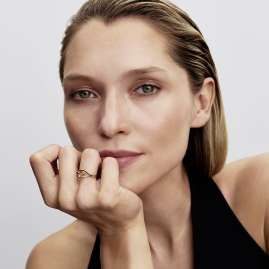 Pandora 164361C00 Damenring Herz Klein Goldfarben