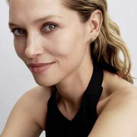 Pandora 264359C00 Women's Hoop Earrings Heart Gold Tone